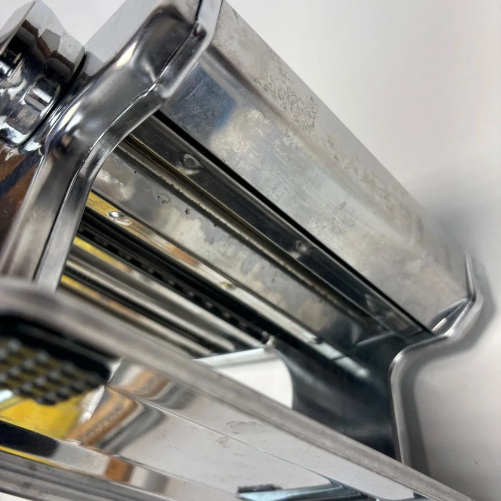 Unbranded Pasta Machine Maker Silver Stainless Steel Manual Roller